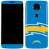 NFL Los Angeles Chargers Large Logo Moto E5 Plus Skin