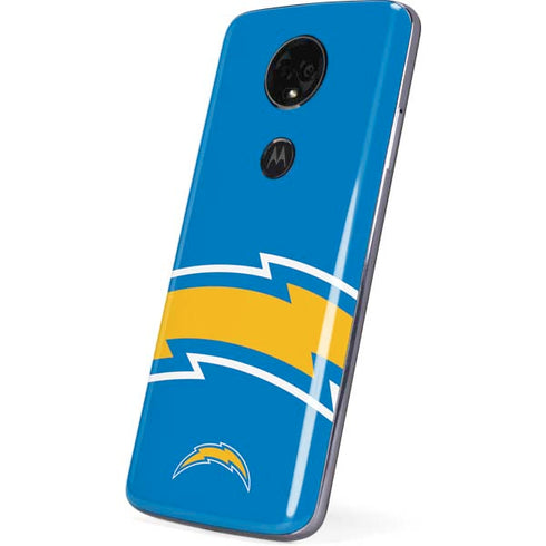 NFL Los Angeles Chargers Large Logo Moto E5 Plus Skin