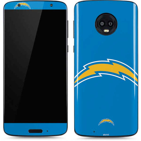 NFL Los Angeles Chargers Large Logo Moto G6 Skin
