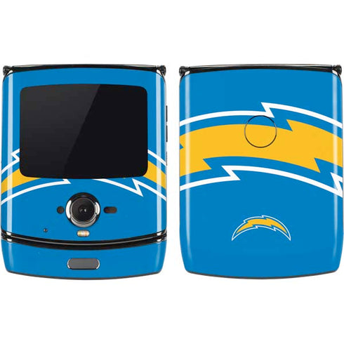 NFL Los Angeles Chargers Large Logo Motorola RAZR Skin