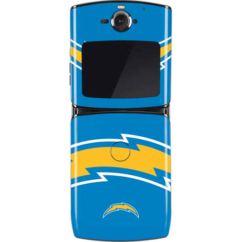 NFL Los Angeles Chargers Large Logo Motorola RAZR Skin