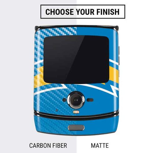 NFL Los Angeles Chargers Large Logo Motorola RAZR Skin