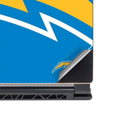 NFL Los Angeles Chargers Large Logo MSI GS65 Stealth Laptop Skin