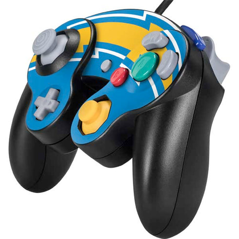 NFL Los Angeles Chargers Large Logo Nintendo GameCube Controller Skin