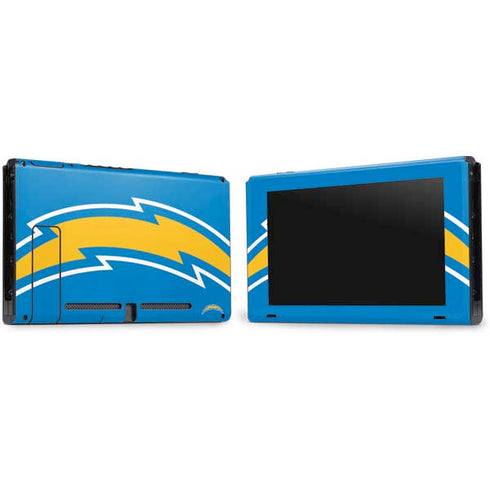 NFL Los Angeles Chargers Large Logo Nintendo Switch Bundle Skin