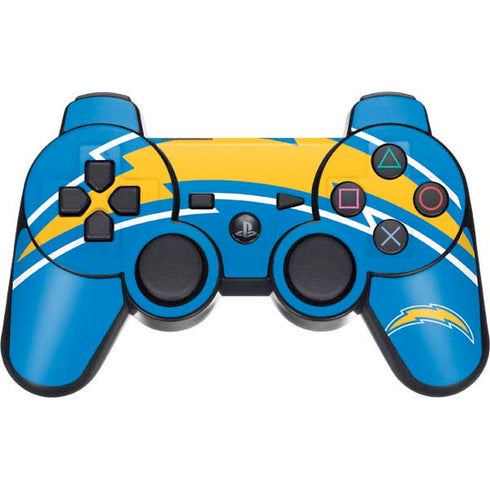 NFL Los Angeles Chargers Large Logo PS3 Dual Shock wireless controller Skin