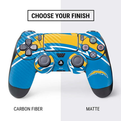 NFL Los Angeles Chargers Large Logo PS4 Controller Skin
