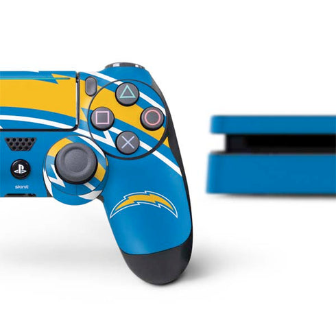 NFL Los Angeles Chargers Large Logo PS4 Slim Bundle Skin