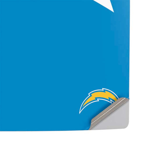 NFL Los Angeles Chargers Large Logo PS5 Slim Disk Console Skin