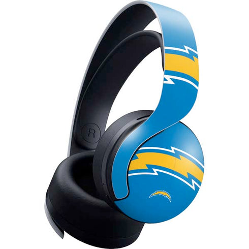 NFL Los Angeles Chargers Large Logo PULSE 3D Wireless Headset for PS5 Skin