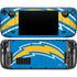 NFL Los Angeles Chargers Large Logo Steam Deck Handheld Gaming Computer Skin