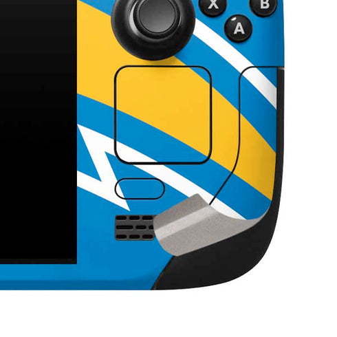NFL Los Angeles Chargers Large Logo Steam Deck Handheld Gaming Computer Skin