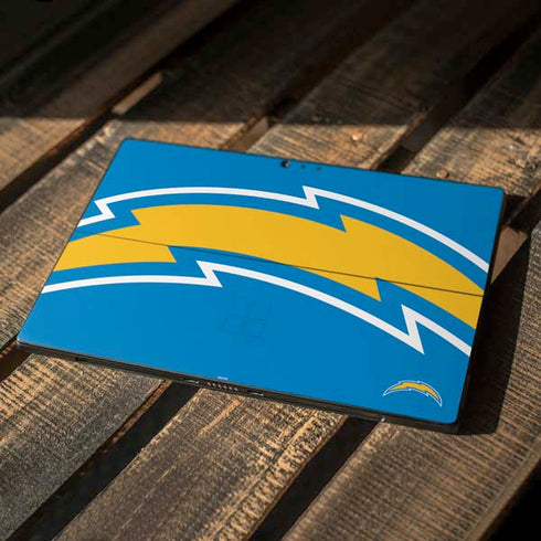NFL Los Angeles Chargers Large Logo Surface Pro 6 Skin