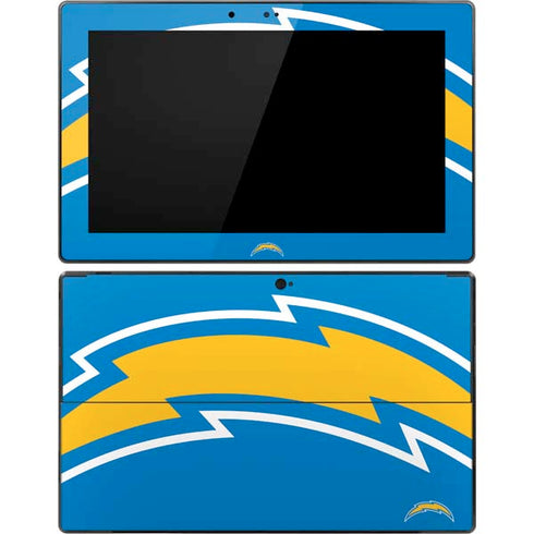 NFL Los Angeles Chargers Large Logo Surface Pro Tablet Skin