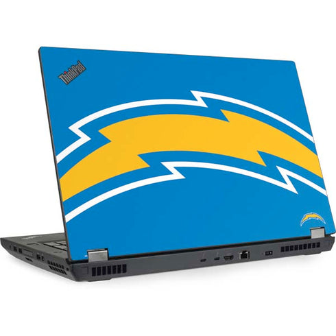 NFL Los Angeles Chargers Large Logo Lenovo ThinkPad Skin