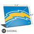 NFL Los Angeles Chargers Large Logo Universal Laptop 14in (11.4 x 8.2in) Skin