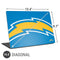 NFL Los Angeles Chargers Large Logo Universal Laptop 16.6in (13.4 x 9.7in) Skin