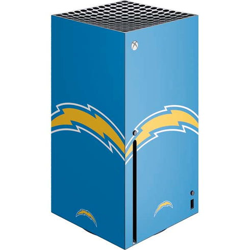 NFL Los Angeles Chargers Large Logo Xbox Series X Console Skin