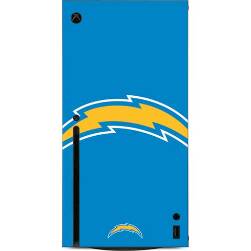 NFL Los Angeles Chargers Large Logo Xbox Series X Console Skin