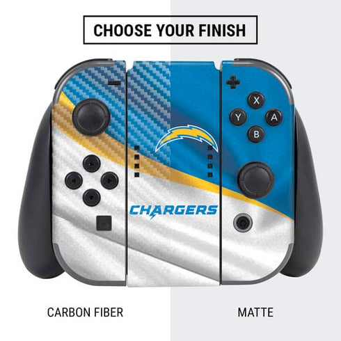 NFL Los Angeles Chargers Nintendo Switch Bundle Skin