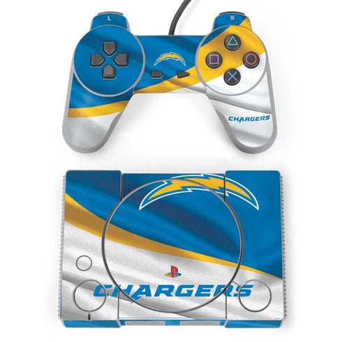 NFL Los Angeles Chargers PlayStation Classic Bundle Skin