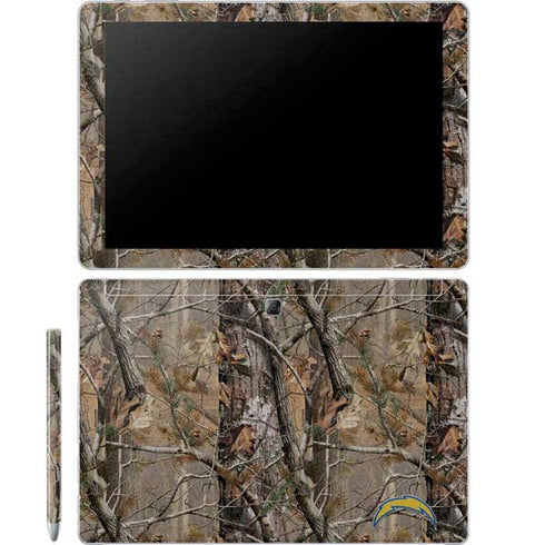 NFL Los Angeles Chargers Realtree AP Camo Galaxy Book 12in Skin