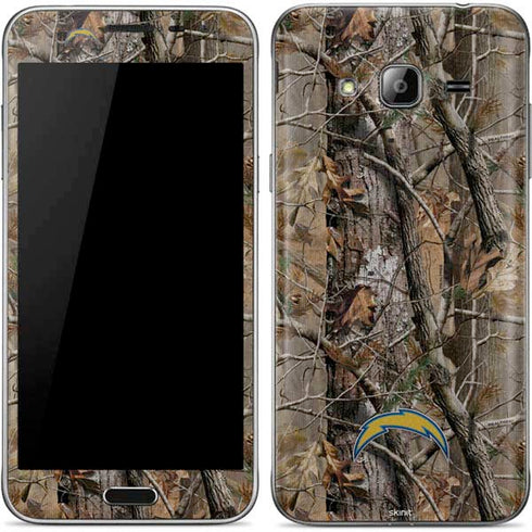 NFL Los Angeles Chargers Realtree AP Camo Galaxy J3 Skin