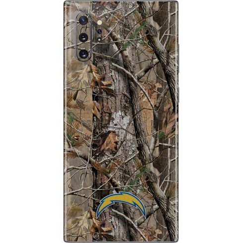 NFL Los Angeles Chargers Realtree AP Camo Galaxy Note 10 Plus Skin