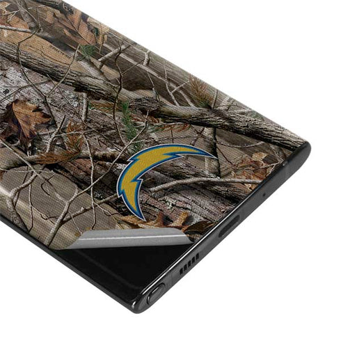 NFL Los Angeles Chargers Realtree AP Camo Galaxy Note 10 Plus Skin