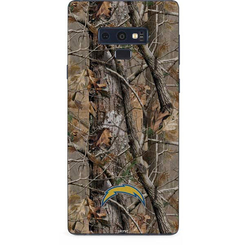 NFL Los Angeles Chargers Realtree AP Camo Galaxy Note 9 Skin