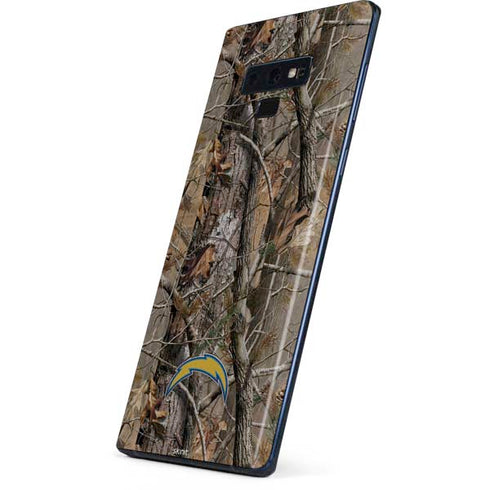 NFL Los Angeles Chargers Realtree AP Camo Galaxy Note 9 Skin