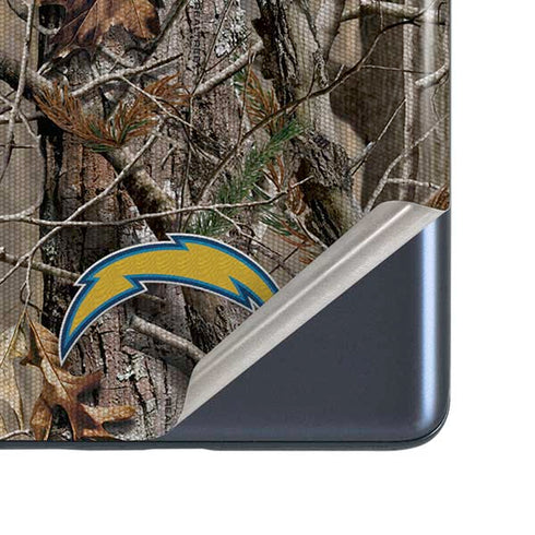 NFL Los Angeles Chargers Realtree AP Camo Galaxy S20 Fan Edition Skin