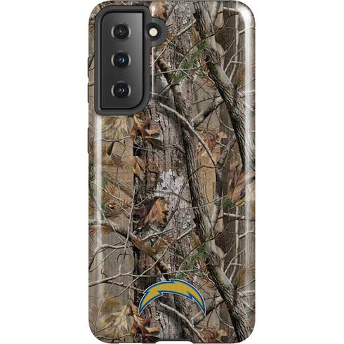 NFL Los Angeles Chargers Realtree AP Camo Galaxy S21 5G Pro Case