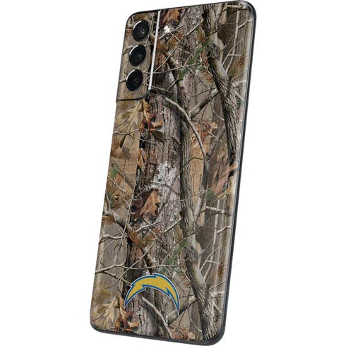 NFL Los Angeles Chargers Realtree AP Camo Galaxy S21 5G Skin