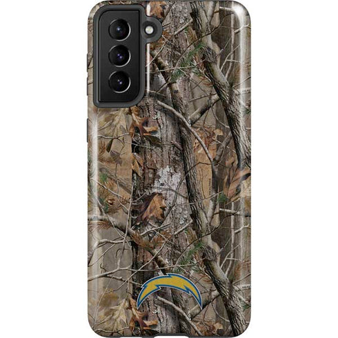 NFL Los Angeles Chargers Realtree AP Camo Galaxy S21 Plus 5G Pro Case