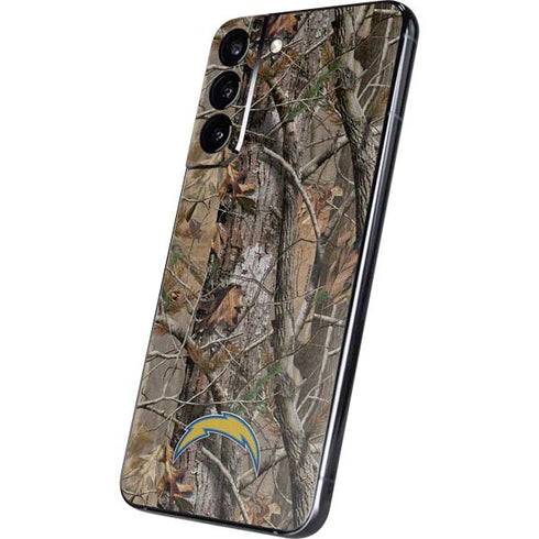 NFL Los Angeles Chargers Realtree AP Camo Galaxy S22 Plus Skin