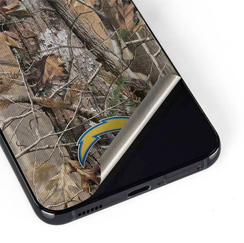 NFL Los Angeles Chargers Realtree AP Camo Galaxy S22 Plus Skin