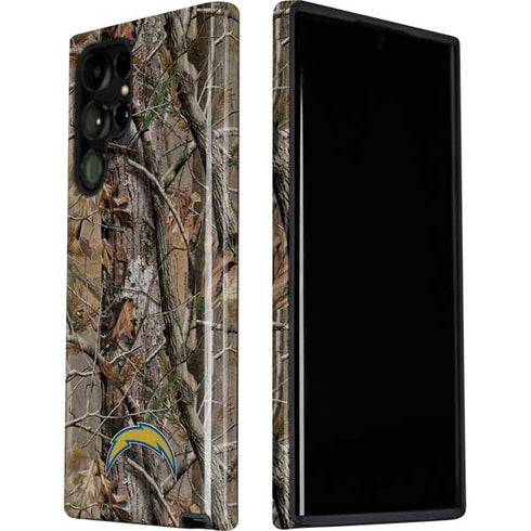 NFL Los Angeles Chargers Realtree AP Camo Galaxy S22 Ultra Pro Case