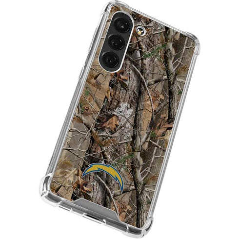 NFL Los Angeles Chargers Realtree AP Camo Galaxy S23 Clear Case