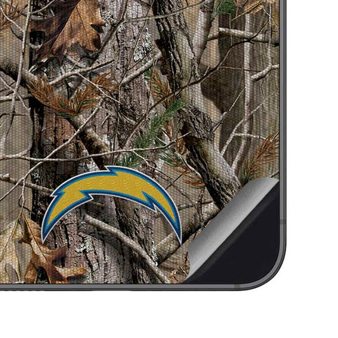 NFL Los Angeles Chargers Realtree AP Camo Galaxy S23 FE Skin