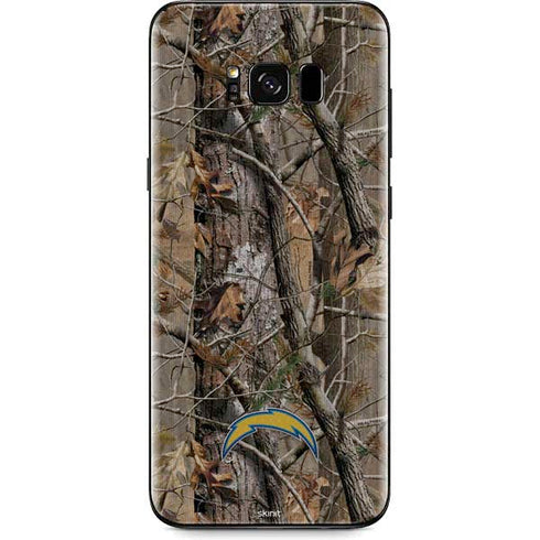 NFL Los Angeles Chargers Realtree AP Camo Galaxy S8 Plus Skin