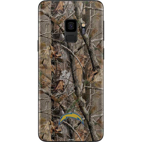 NFL Los Angeles Chargers Realtree AP Camo Galaxy S9 Skin