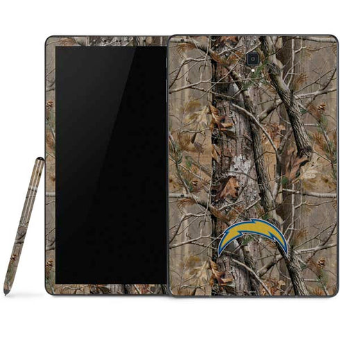 NFL Los Angeles Chargers Realtree AP Camo Samsung Galaxy Tab Skin