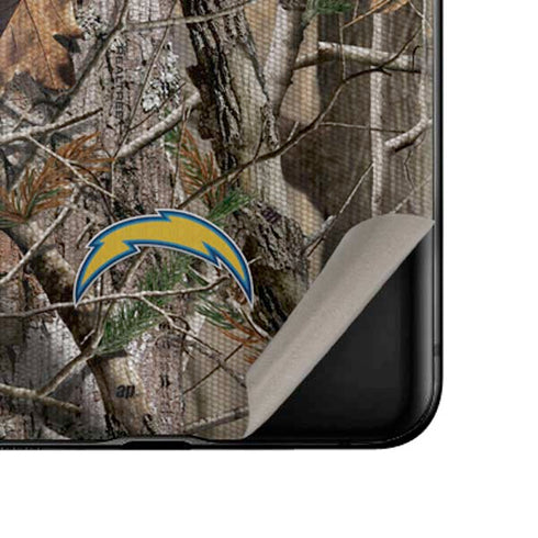 NFL Los Angeles Chargers Realtree AP Camo Galaxy Z Flip Skin