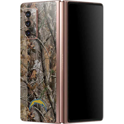 NFL Los Angeles Chargers Realtree AP Camo Galaxy Z Fold2 5G Skin
