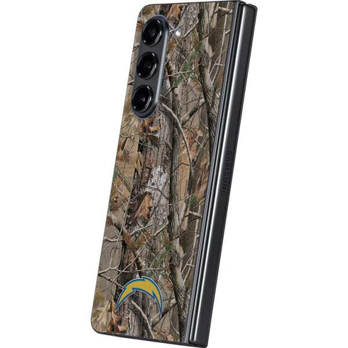NFL Los Angeles Chargers Realtree AP Camo Galaxy Z Fold5 5G Skin