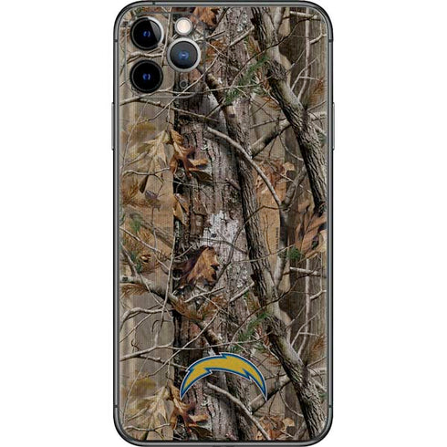 NFL Los Angeles Chargers Realtree AP Camo iPhone 11 Pro Max Skin