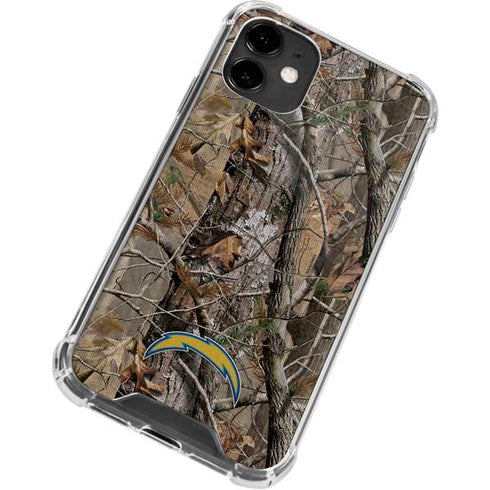 NFL Los Angeles Chargers Realtree AP Camo iPhone 12 Mini Clear Case