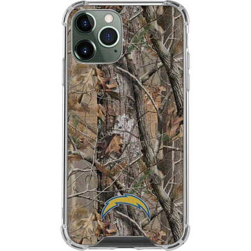 NFL Los Angeles Chargers Realtree AP Camo iPhone 12 Pro Max Clear Case