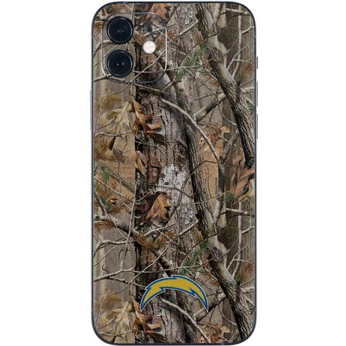 NFL Los Angeles Chargers Realtree AP Camo iPhone 12 Skin